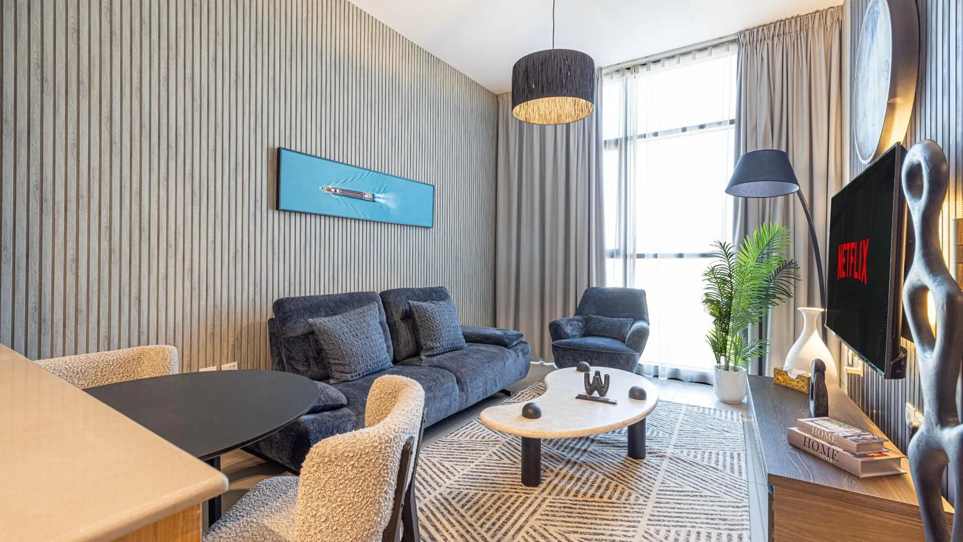 1Br Aesthetic Home By Blue Cloud Holidays Sharjah